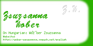 zsuzsanna wober business card